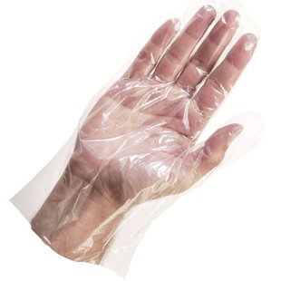 Des Gants en Plastique Jetables