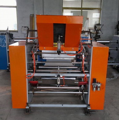 automatic stretch film rewinding machine