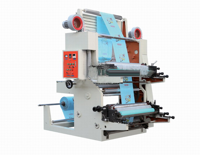 Tốc độ cao máy in flexo trên màng 2 màu